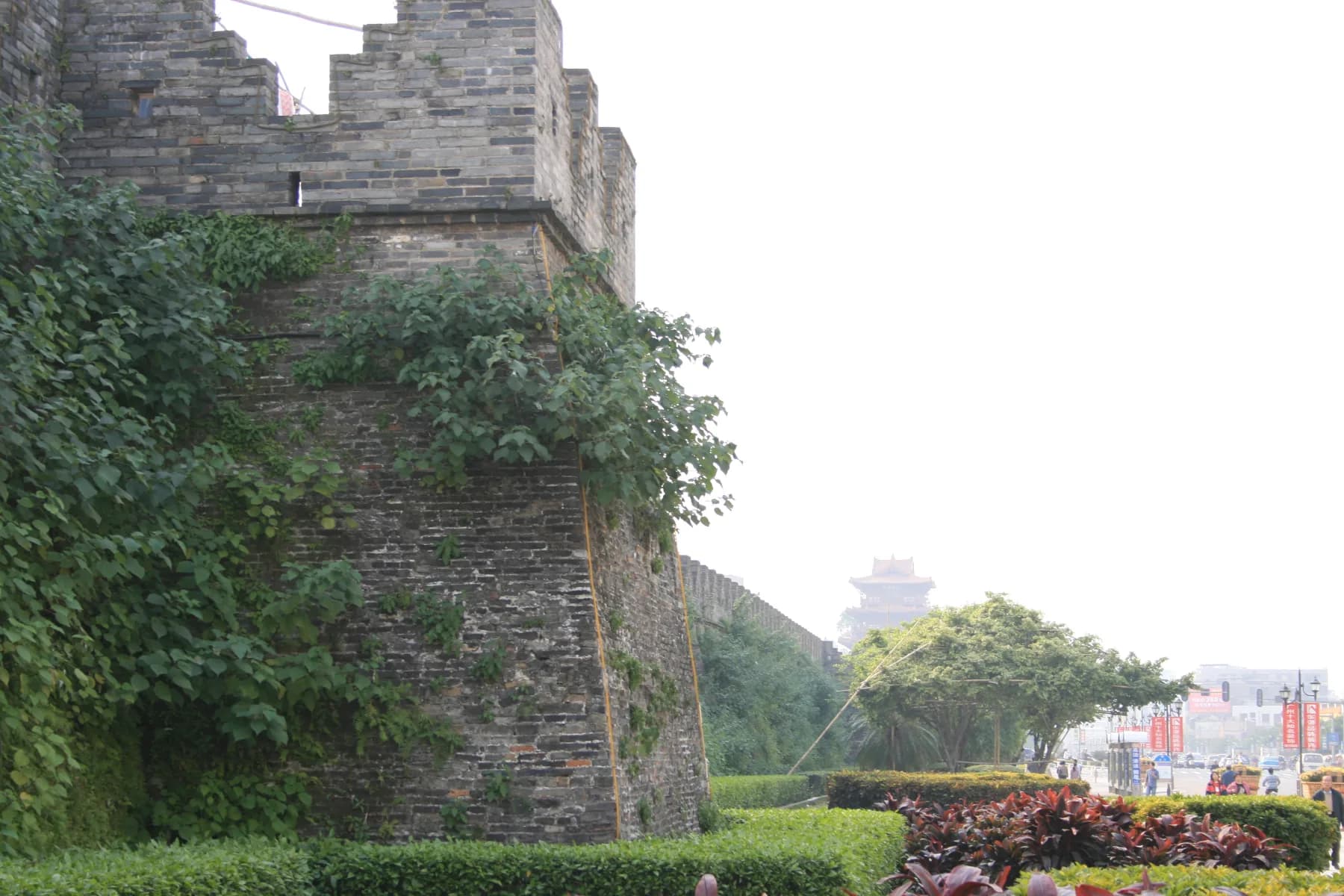 Brick and stone at Zhaoqing Ancient City Wall