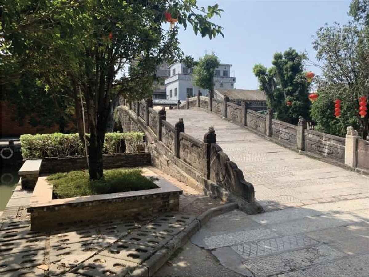 Mingyuan stone bridge in Fengjian Water Town