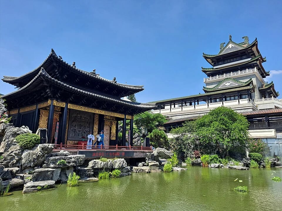 Garden architecture at the Cantonese Opera Art Museum